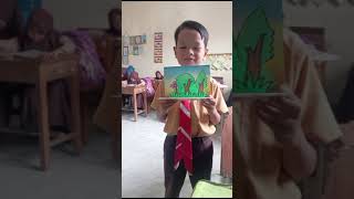 Seni Rupa - Mengenal Kesan Ruang (3 dimensi dan 2 dimensi) || MI NURUL HIKMAH #kelas #icebreaking