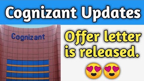 Cognizant Offer Letter Updates | Cognizant Updates | Jobs Adda