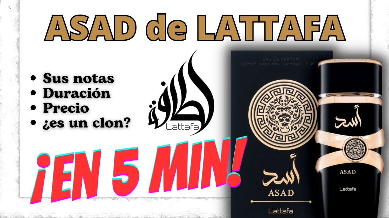 Perfume Lattafa ASAD ¿el mejor CLON de DIOR SAUVAGE ELIXIR? 🔥 YouTube