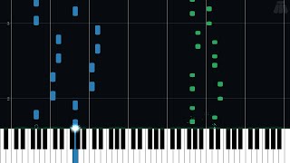 Main Menu - Ichigeki Sacchuu!! HoiHoi-san - Intermediate Piano Tutorial