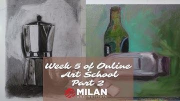 Week 5 of The Online Mastery Program (Part 2) | Milan Art Institute Weekly Vlog