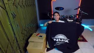 HADIAH ULANG TAHUN DARI NUX - UNBOXING NUX PA 50, NUX DRUM RUG, DAN NUX DRUM THRONE !!!