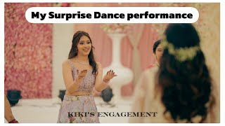 My surprise dance performance at my sister's engagement | Kiki ki engagement @KajalJadhav
