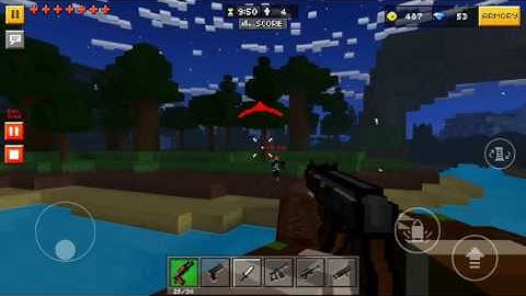 Pixel Gun 3D: Deadly Games: Night gameplay with NatorGreen7000