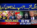 W*r Over...? Trump Makes a Major Announcement | 09 PM News Headlines  | News One