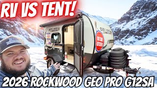 Athlete Statistics RV VS Tent - You Decide! 2026 Rockwood Geo Pro G12SA
