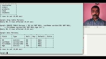 Constraints in SQL (Not Null,Unique, Primary Key, Foreign Key etc). - Video 13