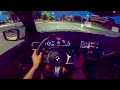 2021 BMW 330e - POV Night Drive (Binaural Audio)