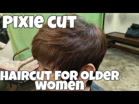 PIXIE CUT | Haircut for Older Women | by Toffie Lorenzo