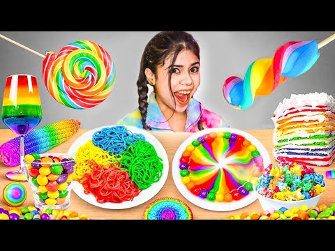 I only ate RAINBOW Food for 24 hours!! *Yummm*?