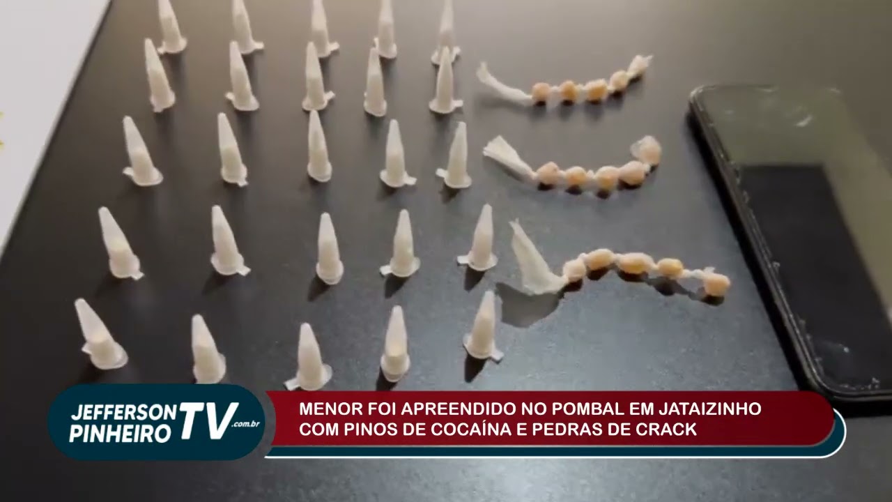 MENOR COM DROGAS NO CJ POMBAL EM JATAIZINHO FOI ENCAMINHADO PARA CENTRAL DE FLAGRANTES
