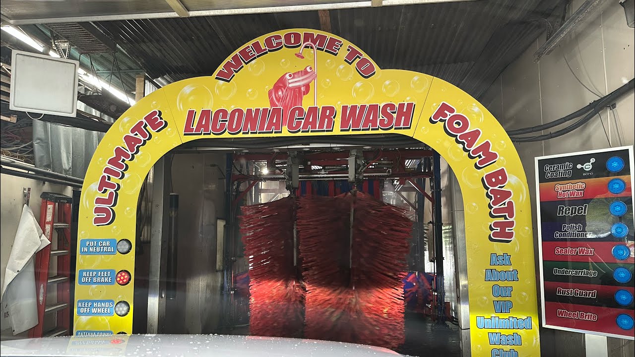 August 2023 RETAKE Laconia Soft Touch Car Wash (w/Diamond Shine