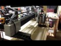 DIY CNC router / table, milling some christmas trees