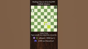 Hacking Chess #89 - Forcing A Stalemate #shorts #chessgame #chess #chessshorts #hacks