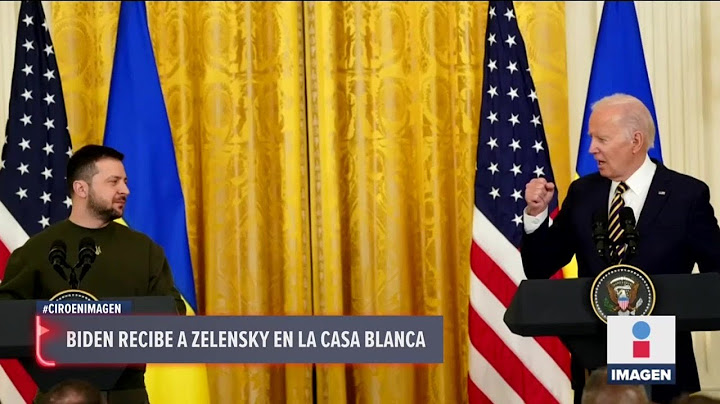 Joe Biden recibe a Volodímir Zelensky en la Casa Blanca | Noticias con Ciro Gómez Leyva
