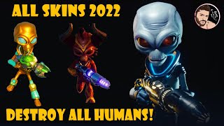 Destroy All Humans! Remake: All Skins Showcase [2022]