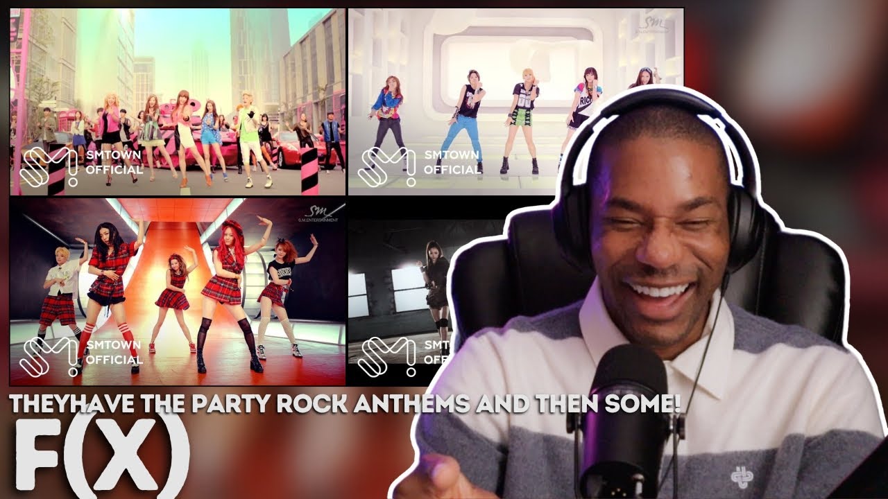 f(x) | 'Hot Summer', 'Electric Shock', 'Rum Pum Pum Pum', 'Red Light' MV REACTION