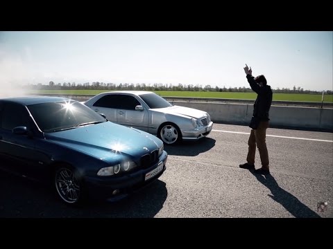 BMW M5 E39 4.9L vs Mercedes-Benz E55 W210 AMG 5.5L