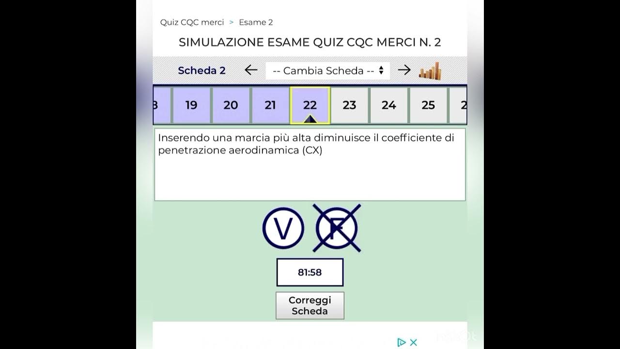 SIMULAZIONE ESAME CQC MERCI SCHEDA 2 del 2022 ( 70 domande ) YouTube
