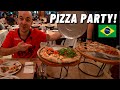 Can't believe we found the WORLD's BEST PIZZA in BRAZIL! 🇧🇷