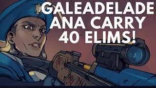 Overwatch Ana God Galeadelade Goes Insane With 40 Elims