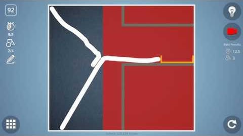 Check out how I solved level 92 in Brain It On! #BrainItOn