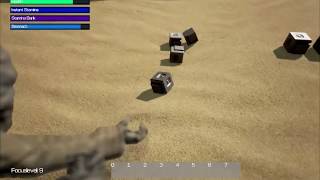Unreal Engine 4, Dynamic DOF, inventory system