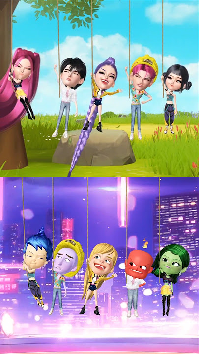 K-pop Demon Hunters x Inside out2 #kpop #insideout2 #kpopdemonhunters #roblox #animation #netflix
