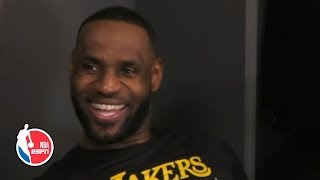 LeBron James tips his cap to Giannis Antetokounmpo after Lakers fall to Bucks | NBA Sound