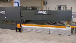 Glaston RC series flat tempering line installation 2019