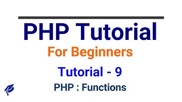 PHP tutorial in Hindi part - 9 - PHP Functions | PHP Tutorial for beginners