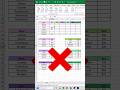 Excel tips and tricks 💥🔥 #shorts