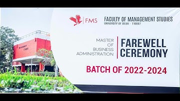Convocation Ceremony | Batch of 2024 | Media Relations Cell | FMS-Delhi