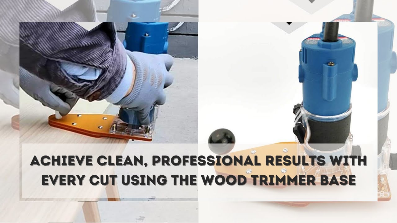 Wood Trimmer Base - Circle Cutting Jig Balance Board For Wood Routers ...