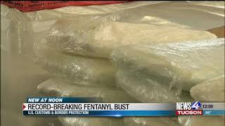 Border officials report biggest fentanyl bust