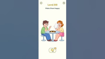 delete one part 2 gameplay Level 213. make them happy #shorts #games #dop2 #mobilegames