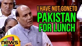 I Have Not Gone To Pakistan For Lunch, Says Rajnath Singh | SAARC Summit | Rajya Sabha | Mango News