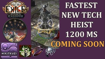 Poe 3.27 | Fastest Heist Runner Ever | 1200 Movement Speed | New Tech | Banner Stack | Sneak Peak