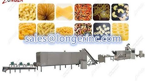 Dry Pasta Production Line| Industrial Macaroni Manufacturing Machines