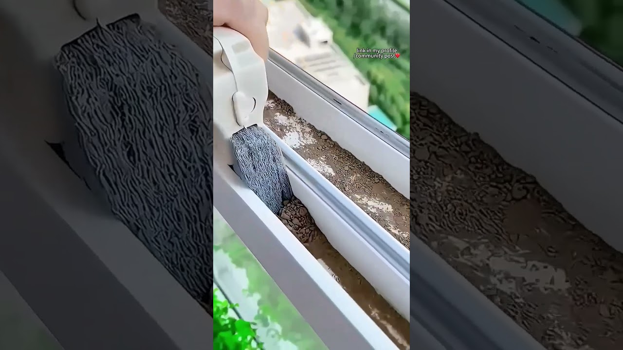 🪟Effortlessly clean those tricky window gaps!