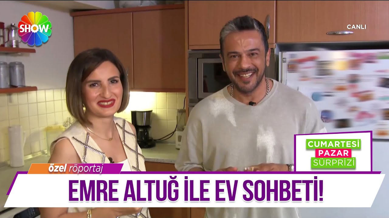 Emre Altuğ evinin kapılarını ilk kez Show TV'ye açtı!