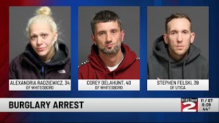 3 Arrested for Burglary in Rome