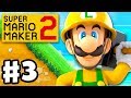 Super Mario Maker 2 - Gameplay Walkthrough Part 3 - Luigi! Parallel Universe! (Nintendo Switch)