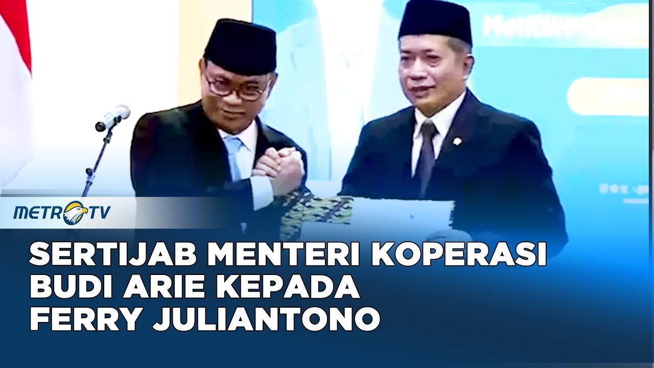 Budi Arie dan Ferry Juliantono Jabat Tangan, Menteri Koperasi Resmi Berganti