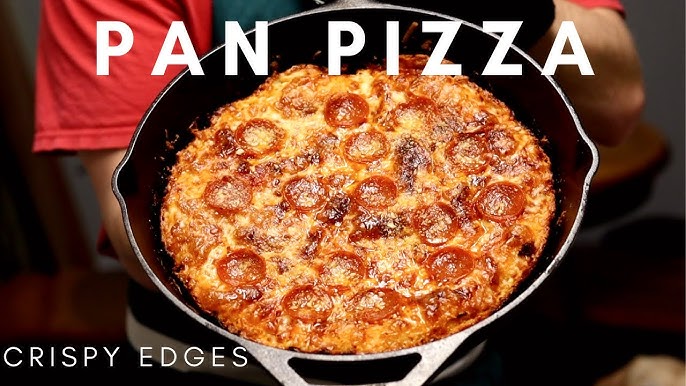 Super Easy Cast Iron Pizza - FeelGoodFoodie