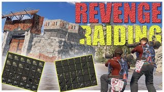 Rust - REVENGE RAIDING our OFFLINE RAIDERS (Trio Survival) | Part 2