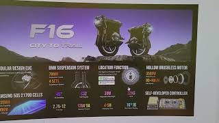 So here is the information on the NEW KingSong F16 Viper 32KG 2220WH 126V EUC Electric Unicycle