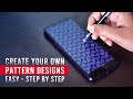 How to create your own pattern designs Easy (Mobile) infinite painter tutorial - CG Guru