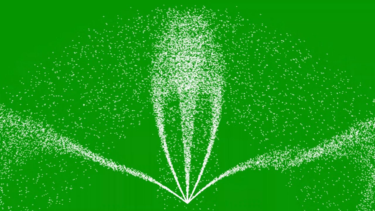 Water sprinklers motion graphics with green screen background || Motion ...