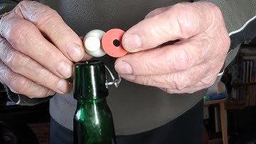 fitting rubber seals onto Grolsch bottles